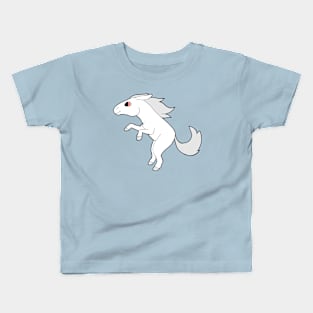 Albino Horse Kids T-Shirt